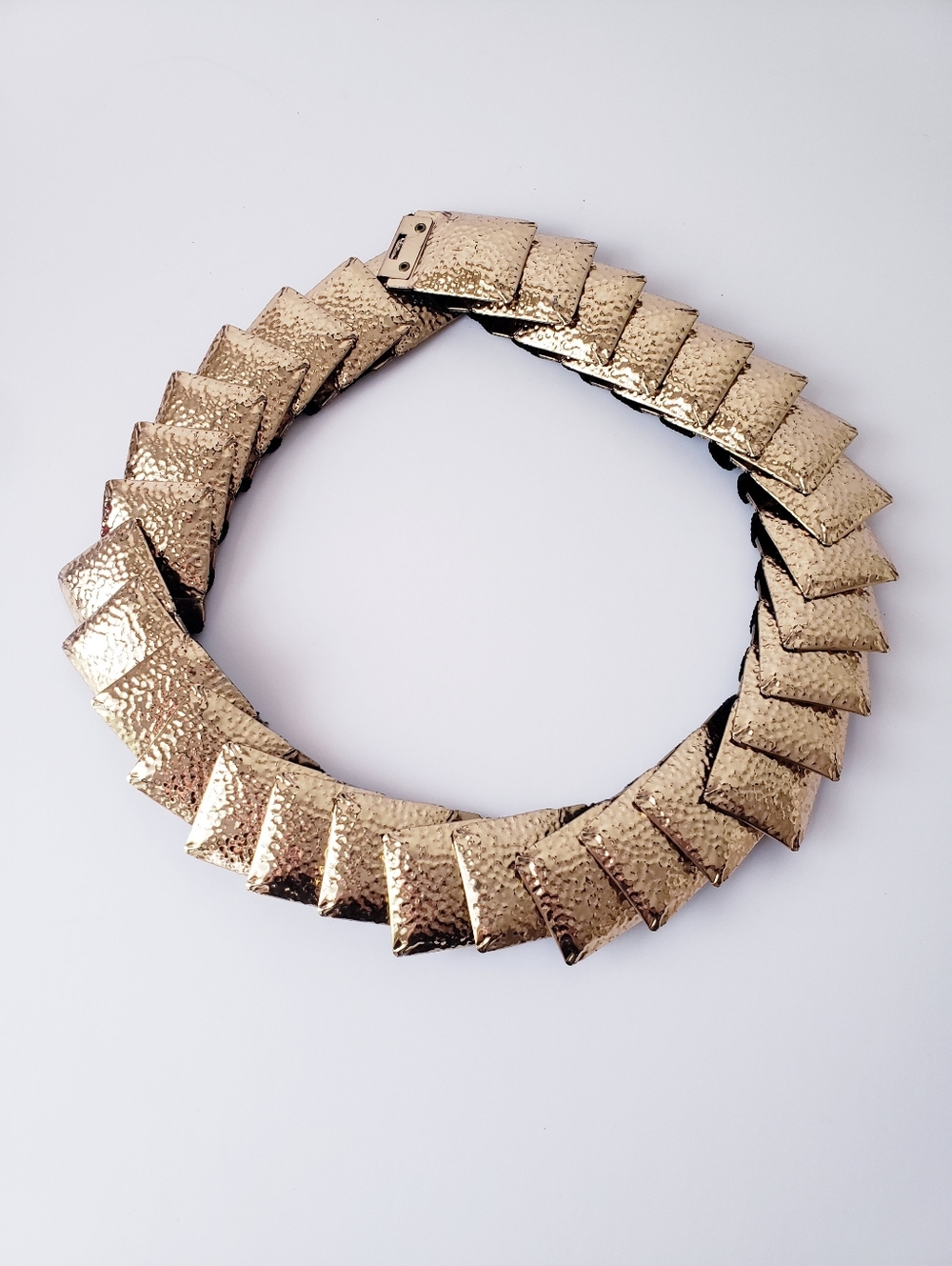 Vintage Gold Tone Stretch Belt